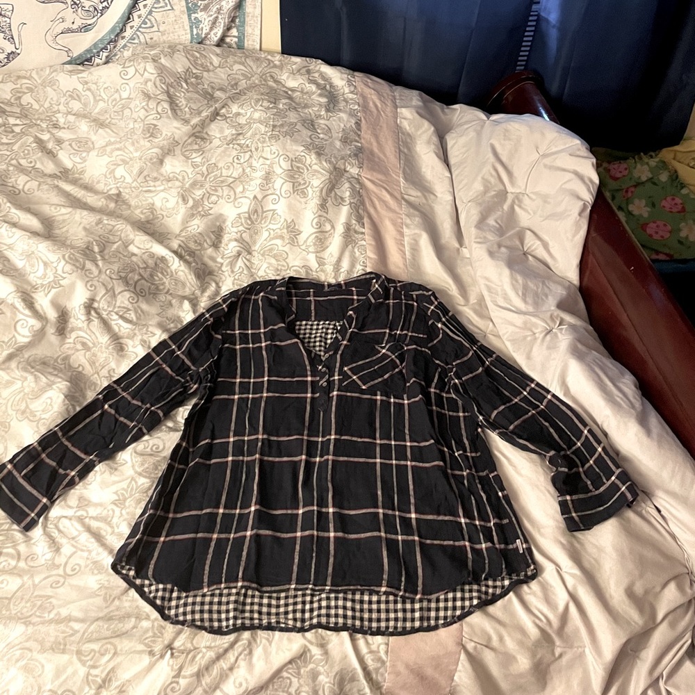 Plaid Tunic 2XL